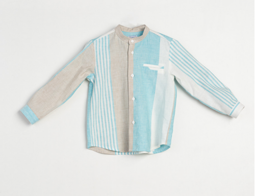 CAMISA CHICO RAYAS BOLSILLO OJAL DE ANKAR
