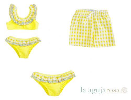 CULETÍN DE NIÑA AMARILLO DE EVE CHILDREN