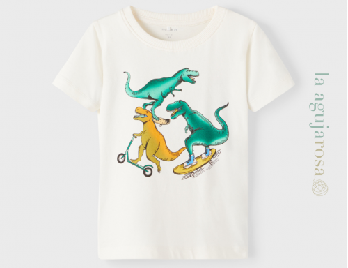 CAMISETA DE ALGODÓN DINOSAURIOS BESTSELLER