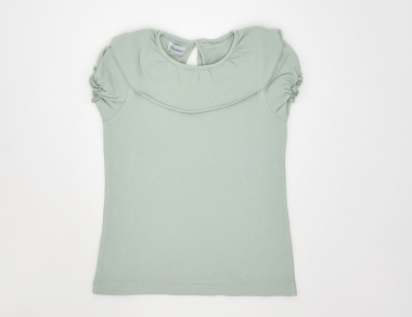 CAMISETA CON VOLANTE Y MANGA CORTA DE ANKAR 2