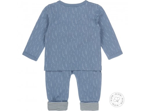 DIRKJE BOYS BABY-SUIT 2 PACK MID BLUE