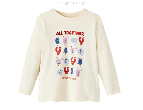 CAMISETA DE ALGODÓN DIBUJOS DE BESTSELLER