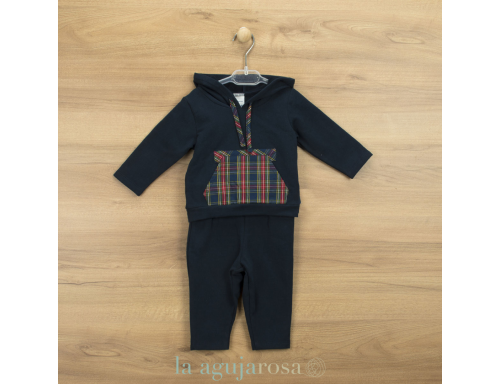 CONJUNTO PANTALÓN LARGO CON SUDADERA DE BABIDÚ