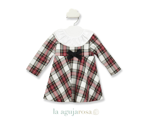 VESTIDO CUELLO VOLANTE DE BABIDÚ