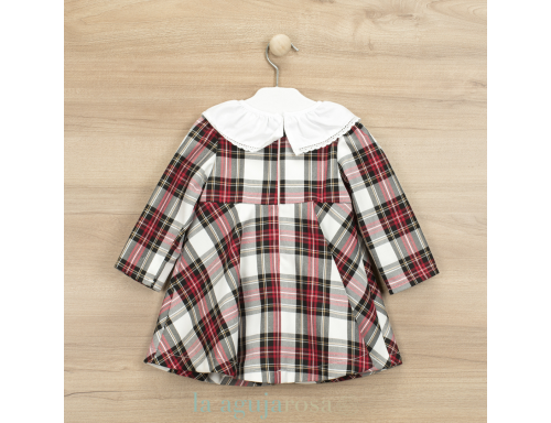 VESTIDO CUELLO VOLANTE DE BABIDÚ