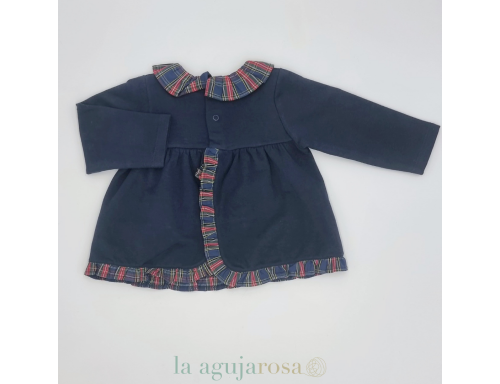 CONJUNTO LARGO CON CAMISA C/VOLANTES DE BABIDÚ