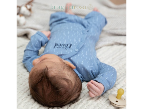 DIRKJE BOYS BABY-SUIT 2 PACK MID BLUE