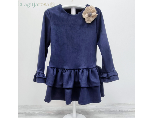 VESTIDO DOBLE VOLANTE DE BABINÉ