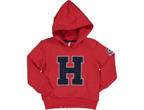 SUDADERA CON CAPUCHA ROJA TRYBEYOND