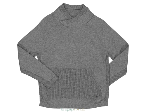 JERSEY DE PUNTO GRIS BOLSILLO TRYBEYOND