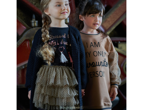 CONJUNTO FALDA VOLANTES Y JERSEY TULL TRYBEYOND