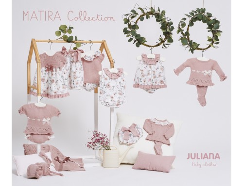VESTIDO CORTO CON TELA DE FLORES J7140 DE LA COLECCIÓN MATIRA DE JULIANA