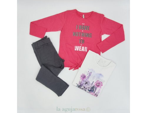 CONJUNTO DE TRES PIEZAS EN ALGODÓN TRBEYOND