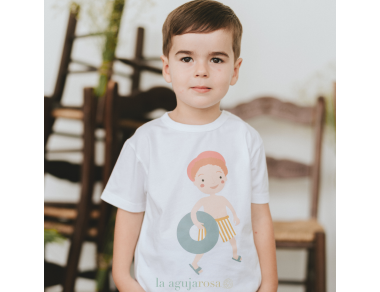 CONJUNTO DE NIÑO BERMUDA VERDE CAMISETA FLOTADOR DE MON... 2