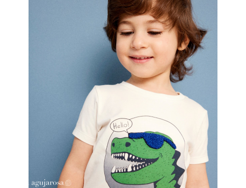 CAMISETA NIÑO MANGA CORTA ALGODÓN ORGÁNICO DE BESTSELLER