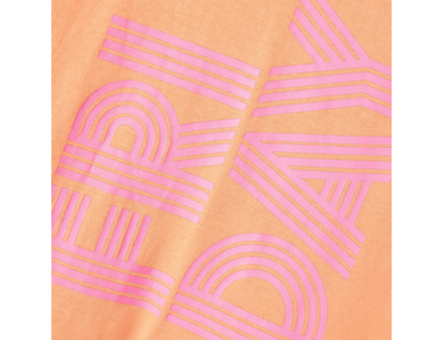 CAMISETA NIÑA CORTA DE ALGODÓN ORGÁNICO NARANJA DE BESTSELLER