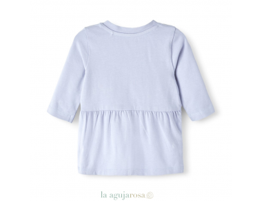 CAMISETA NIÑA MEDIA MANGA DE ALGODÓN ORGÁNICO 2