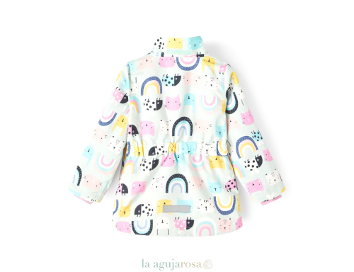 CHAQUETA DE NIÑA FORRADA IMPERMEABLE