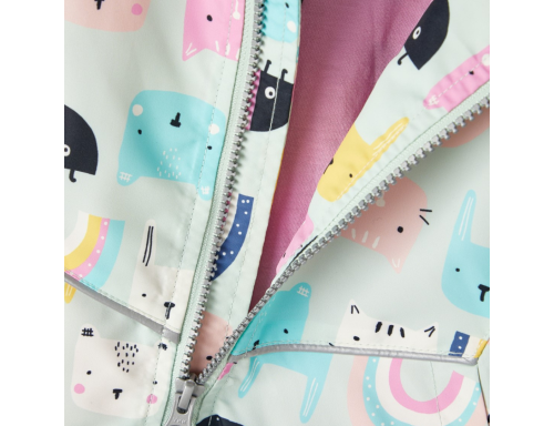 CHAQUETA DE NIÑA FORRADA IMPERMEABLE