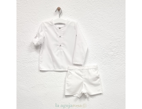 CONJUNTO NIÑO CAMISA MANGA LARGA DE LA FAMILIA TERRA DE BABIDU