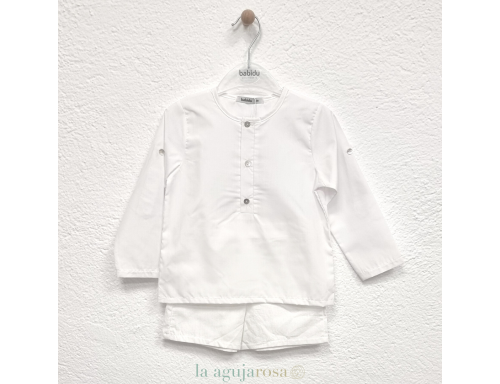 CONJUNTO NIÑO CAMISA MANGA LARGA DE LA FAMILIA TERRA DE BABIDU