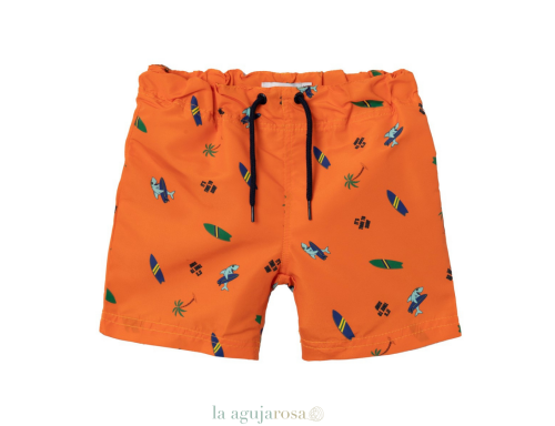 BANADOR DE NIÑO ESTRELLITAS DE POLIÉSTER RECICLADO DE BESTSELLER