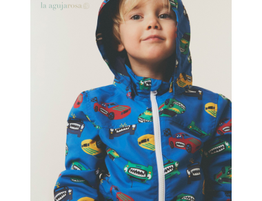 CHAQUETA DE NIÑO FORRADA IMPERMEABLE CON CAPUCHA EXTRAIBLE 2