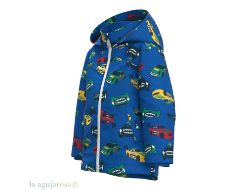 CHAQUETA DE NIÑO FORRADA IMPERMEABLE CON CAPUCHA EXTRAIBLE