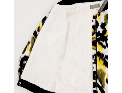 BOMBER NIÑA ANIMAL PRINT TIER DE LAPEPPA