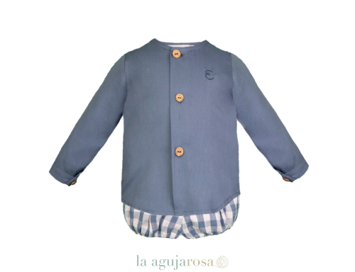 CONJUNTO NIÑO BOMBACHO CUADROS DE EVE CHILDREN